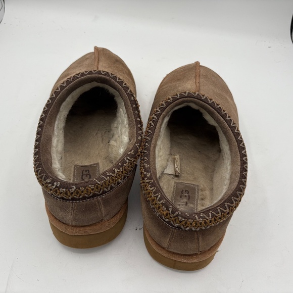Mens Ugg Australia Tasman II Chestnut Shearling Lined Comfort Slippers Size 9 - Picture 7 of 16